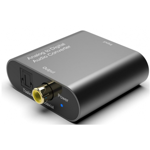Konverteris RCA → optical (toslink) (maitinimas per USB C)